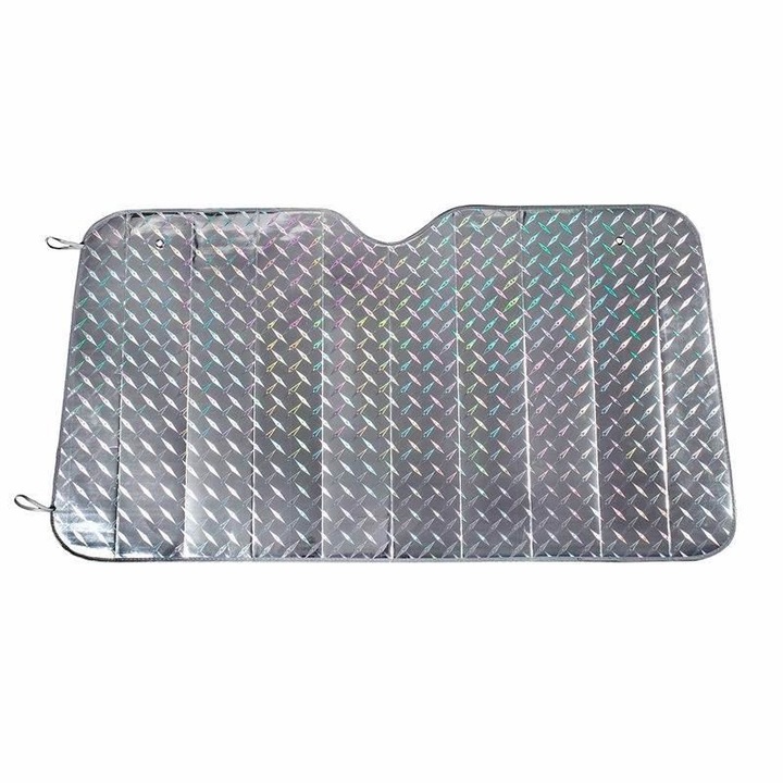 Parasolar pentru parbriz, Amio, 145x70 cm, Argintiu