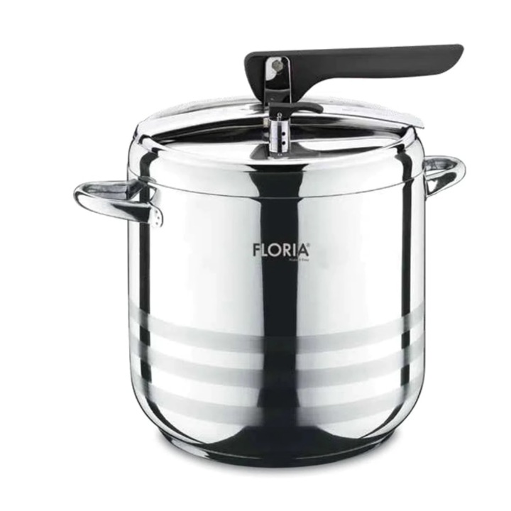 Тенджера под налягане CTO2022 9л, Тройно дъно, Индукция, Неръждаема стомана