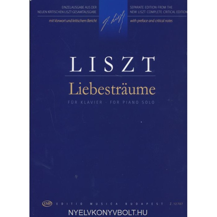 Liszt Ferenc: Liebesträume (Szerelmi álmok)