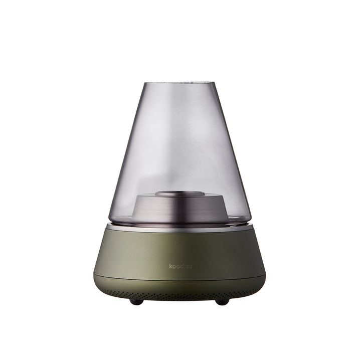Преносим високоговорител и LED или маслена лампа, 2x25W, Kooduu Nordic Light Pro Green