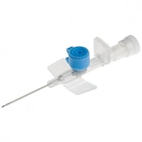 Set 10 Branule, cateter periferic, cu valva, 22G, Albastru