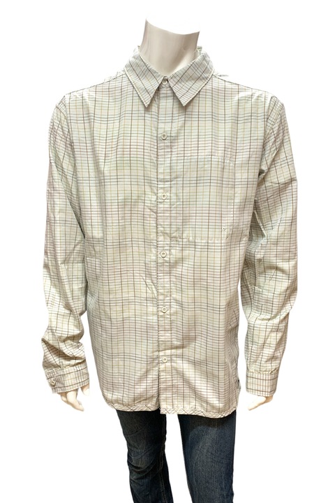 Nike férfi ing 115529 10-109, ACG, hosszú ujjú, kockás, 2XL, világosszürke