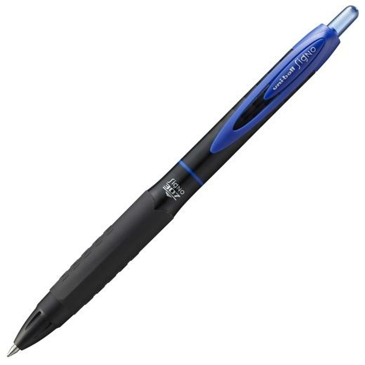 uni-ball 207 penne gel retrattili, micro punta (0,5 mm), blu, 5 pezzi