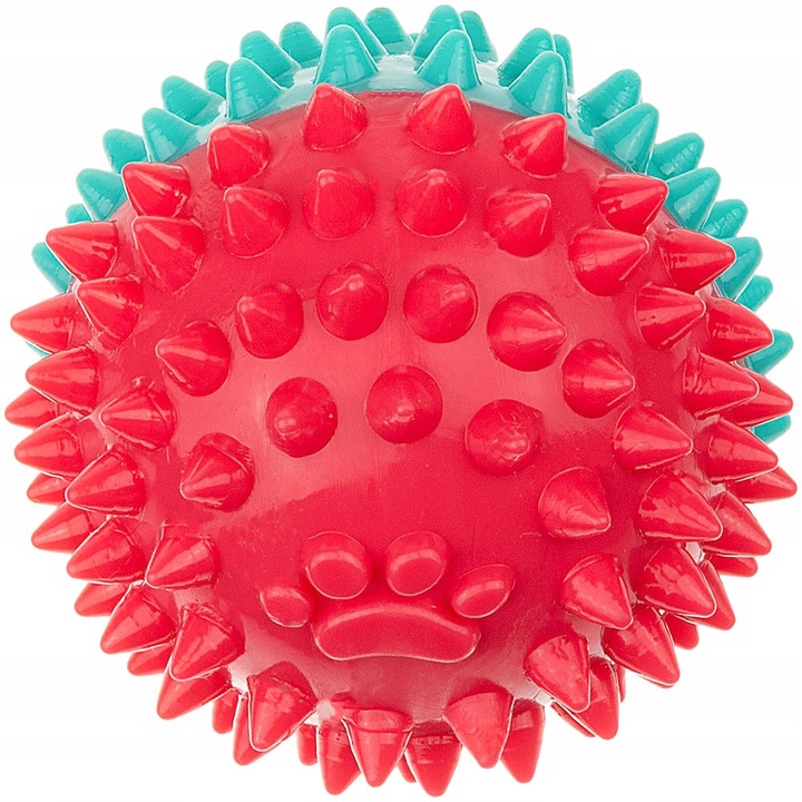 Minge de cauciuc cu tepi pentru catelul tau, Wesolypupil, rosu/menta