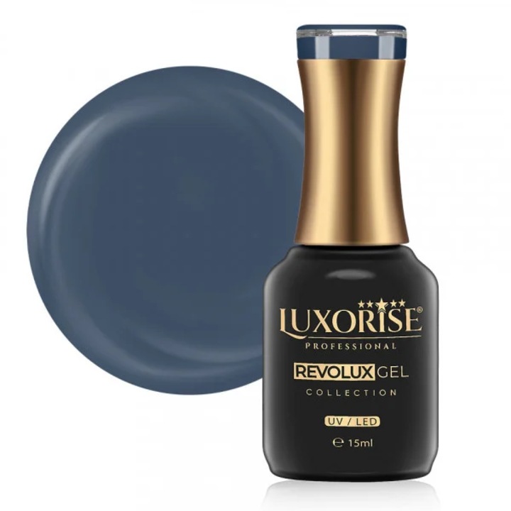 Oja Semipermanenta Revolux LUXORISE - Steel Blue 15ml