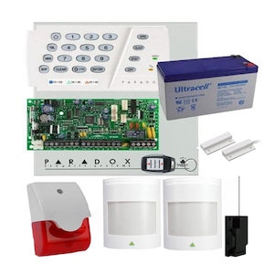 Sistem alarma antiefractie Paradox, KIT S4 2P-INT-W, Receptor wireless