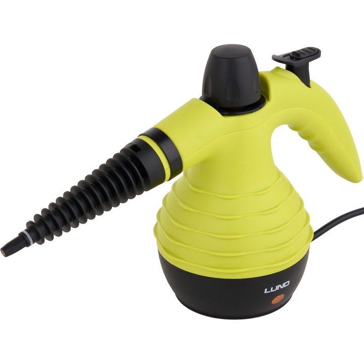 Aparat curatare cu abur, Lund, 1500W, 240 V, Negru, Verde