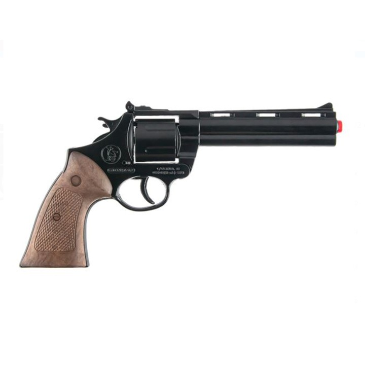 Пистолет Магнум с 12 скоби Черен