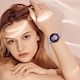 Комплект от 3 меки силиконови каишки за часовник 20 мм, SAFEMORE, спортна каишка, съвместима със смарт часовник Samsung Galaxy Watch 4/5, дисплей 40/42/44/45/46 мм (розово, звездна светлина и бяло)