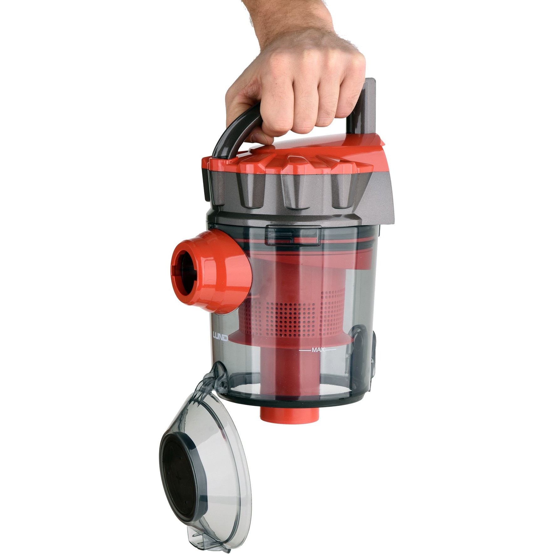 Aspirator fara sac, Lund, 700 W, 1.5 l, Portocaliu/Negru