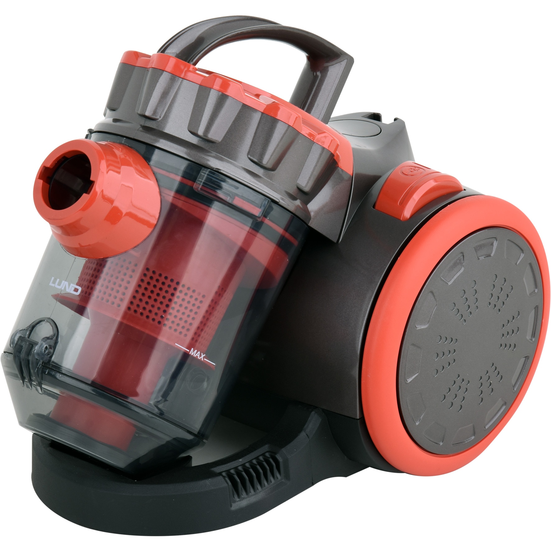 Aspirator fara sac, Lund, 700 W, 1.5 l, Portocaliu/Negru