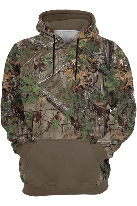 Hanorac barbati camuflaj 8.0, cu gluga, multicolor, Multicolor