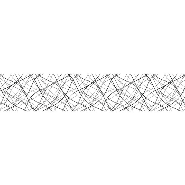 Panou sticla decorativa bucatarie 3000x600 mm Abstract A33 contine silicon pentru aplicare