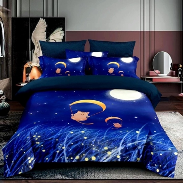 Lenjerie de pat copii, finet, 3 piese, pentru pat single, multicolor, Ralex Pucioasa, 160x230cm, LDP-C-FIN3D-10013