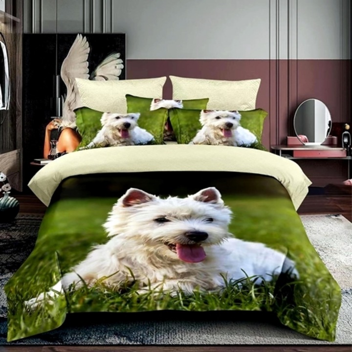 Lenjerie de pat copii, finet, 3 piese, pentru pat single, multicolor, Ralex Pucioasa, 160x230cm, LDP-C-FIN3D-10019