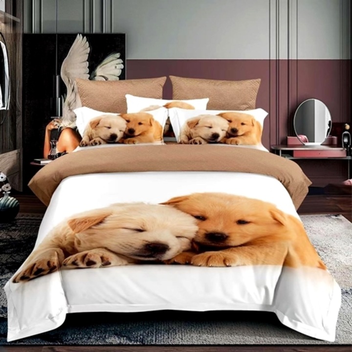 Lenjerie de pat copii, finet, 3 piese, pentru pat single, multicolor, Ralex Pucioasa, 160x230cm, LDP-C-FIN3D-10032