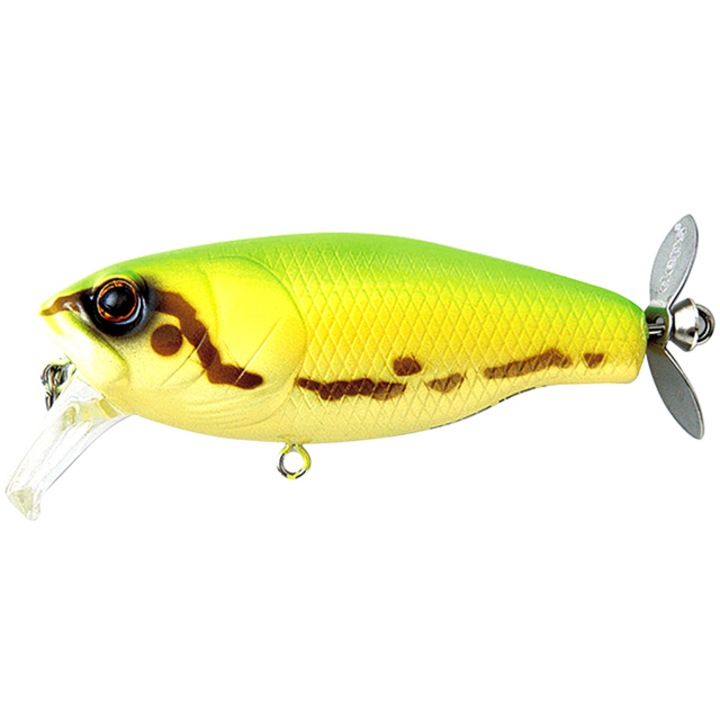Felszíni wobbler Deps BuzzJet Jr. 72F 7,2cm 14g #07, süllő, csuka, sügér vagy harcsa horgászatához