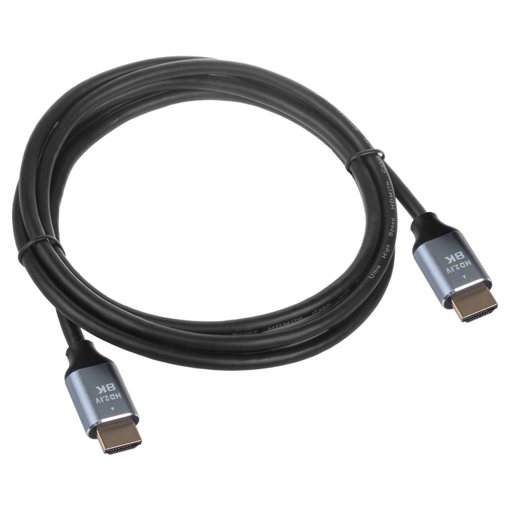 Кабел HDMI 2.1a, Maclean MCTV-441, 2 м, черен