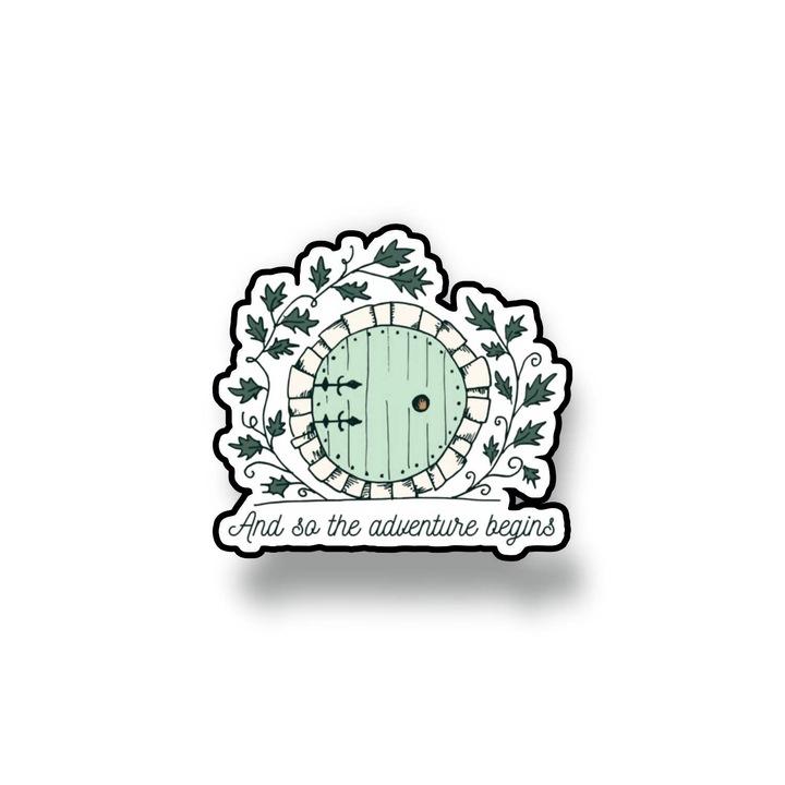 Insigna din lemn cu brosa Lord of the rings model 2, multicolor, 3 cm