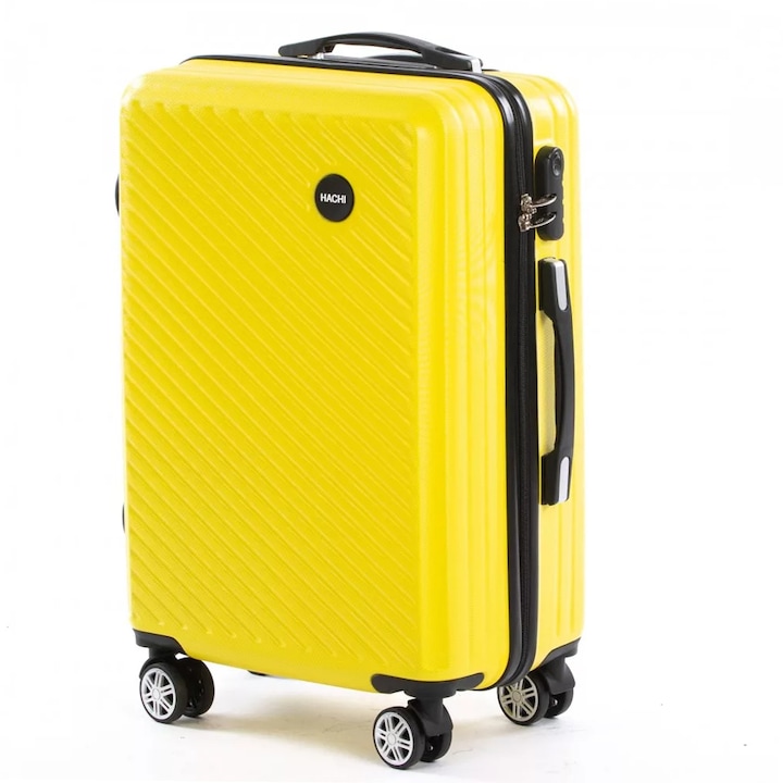 Dollcini, Куфар за пътуване 24", 60x25 x 36cm, (SBC1172B), жълт