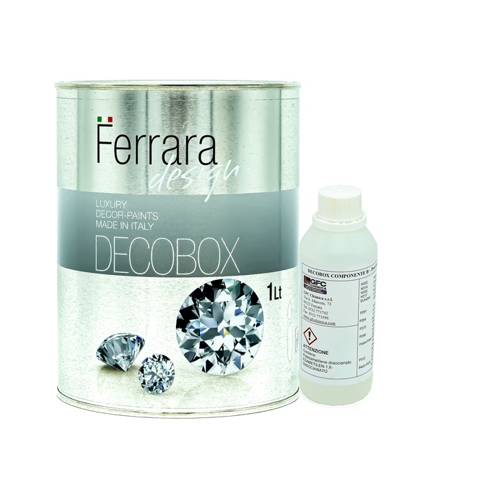 Lac Decobox lucios, Ferrara Design, transparent,1l