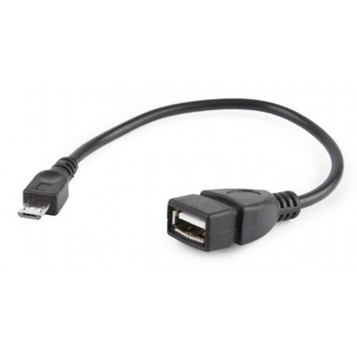 Micro-USB към USB кабел за данни, OTG адаптер, щепсел Fonix - трансфер, черен