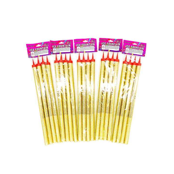 Set 20 buc artificii tort 30 cm