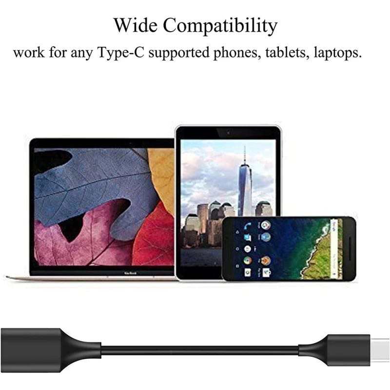 TECHGEAR USB-C Auf USB-A OTG Adapter, 15 Cm – Für Fire Tablets, USB 3.1, Bis 5 Gbit/s