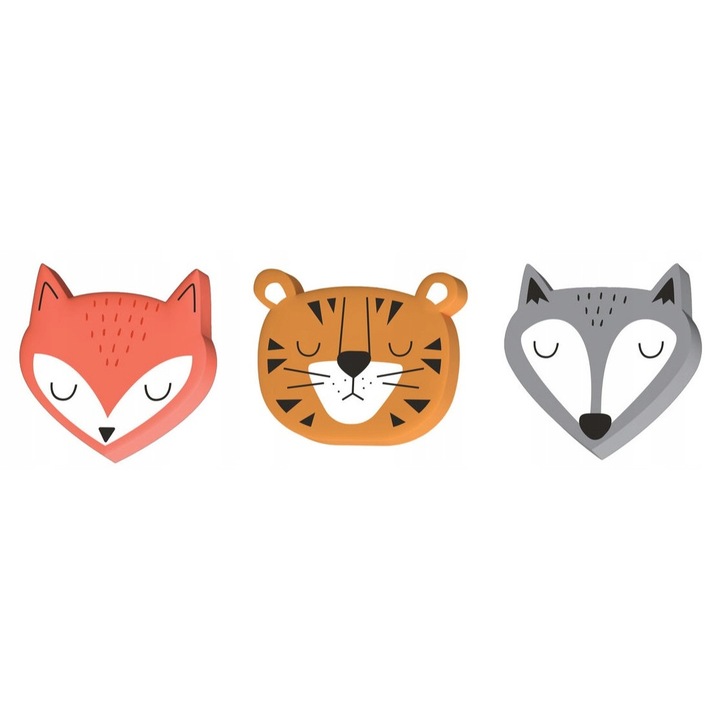 Set radiere Interdruk, 3 bucati, Multicolor