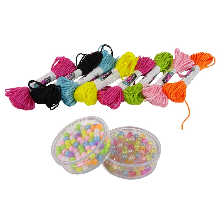 Set de bijuterii pentru fetite, Lean, Multicolor, 6+