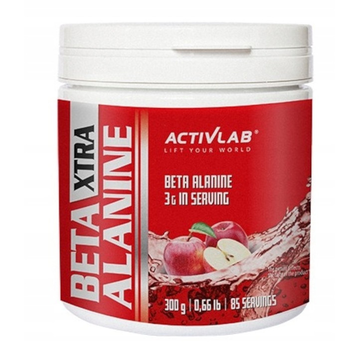 Supliment inainte de antrenament, ActivLab Beta-Alanine XTRA, mere, 300g