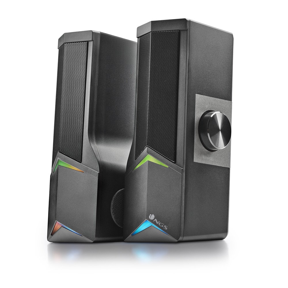 Soundbar 2.0 Gaming NGS GSX-B1200, Bluetooth, boxe detasabile, 12W, lumini RGB