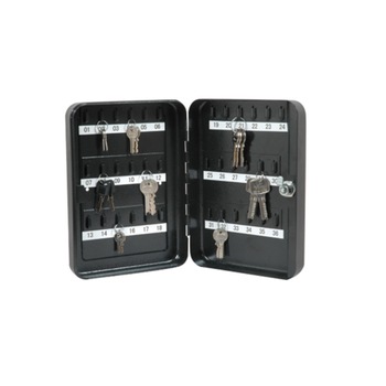 Casete portchei Viro, otel, 36 carlige, 250x180x60 mm, negru Casete portchei Viro, otel, 36 carlige, 250x180x60 mm, negru