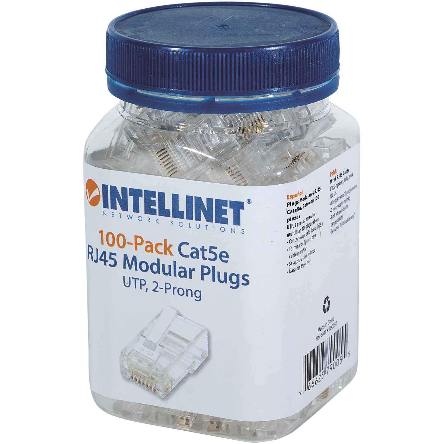 Mufe modulare Intellinet RJ45 UTP torsadat 8p8c, Cat 5e, 100 mufe