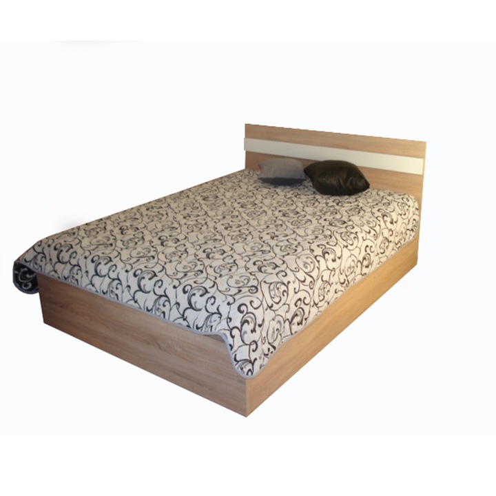 Легло MIPA Жаклин, Бял/Дъб сонома