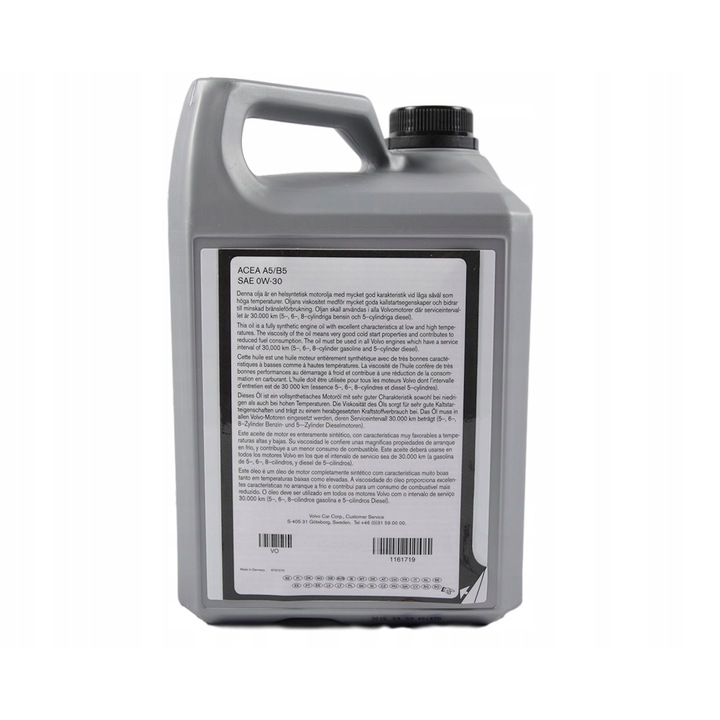 Volvo Motorolaj, full szintetikus, 0W30, 4 l