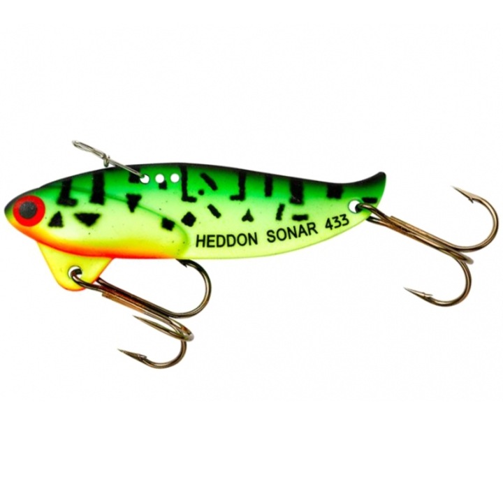 Cicada Heddon Sonar Flash 4.7cm 7g Green Crawdad, pentru pescuit la biban,  salau sau avat 