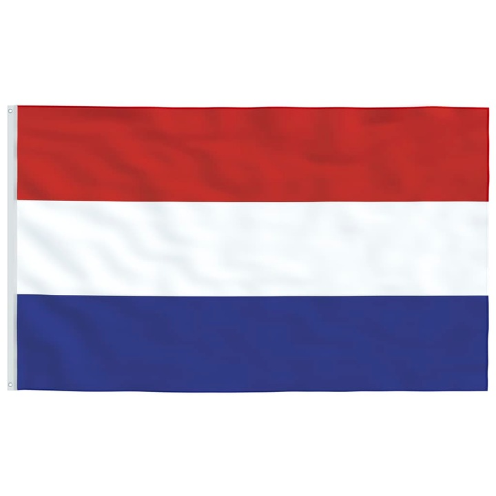 Холандско знаме и алуминиев стълб vidaXL, 6,23 м