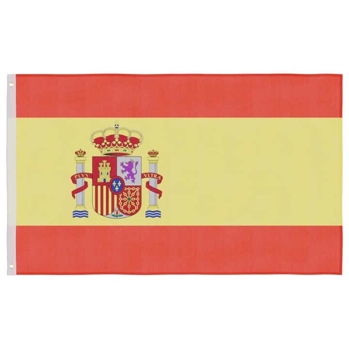 Испанско знаме и алуминиев стълб vidaXL, 6,23 м