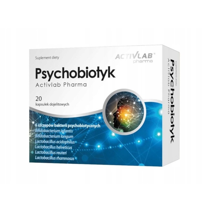 Supliment alimentar, Activlab Psihobiotic, 20 capsule