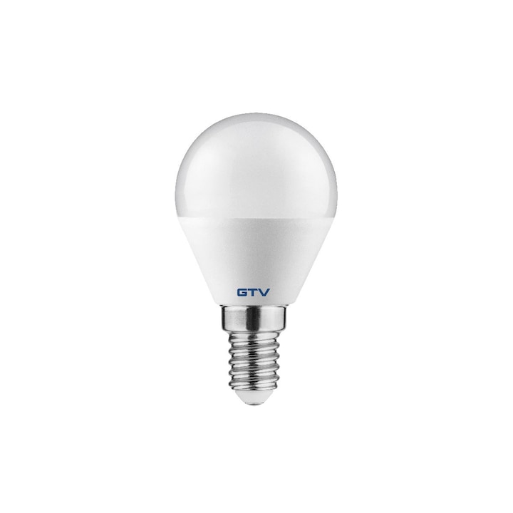 Bec LED standard, economic GTV, E14, 3W, 225 lm, lumina calda-3000k