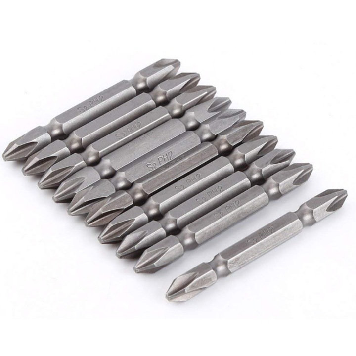 Set 10 Biti Impact cu 2 Capete HRC-56-58 PH2