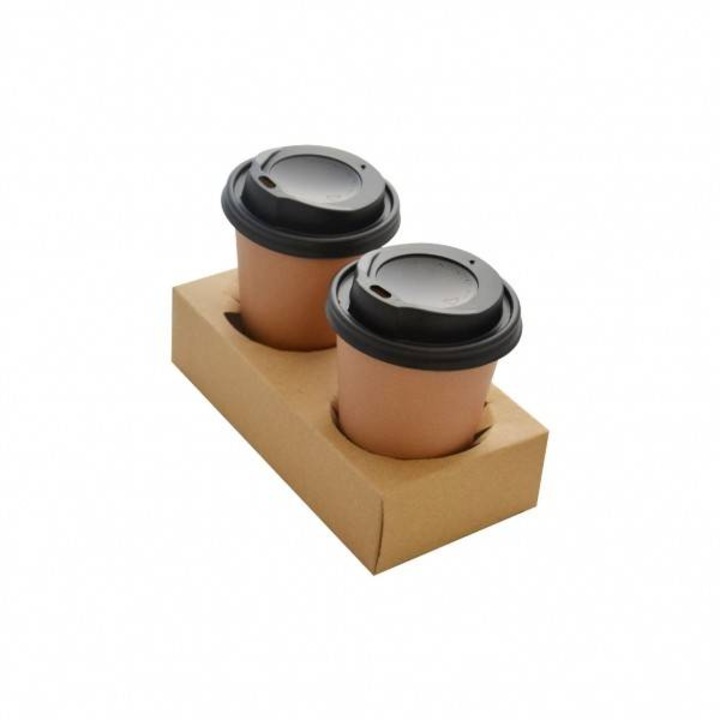 Suport 2 pahare cutie carton 100buc, Practic Online