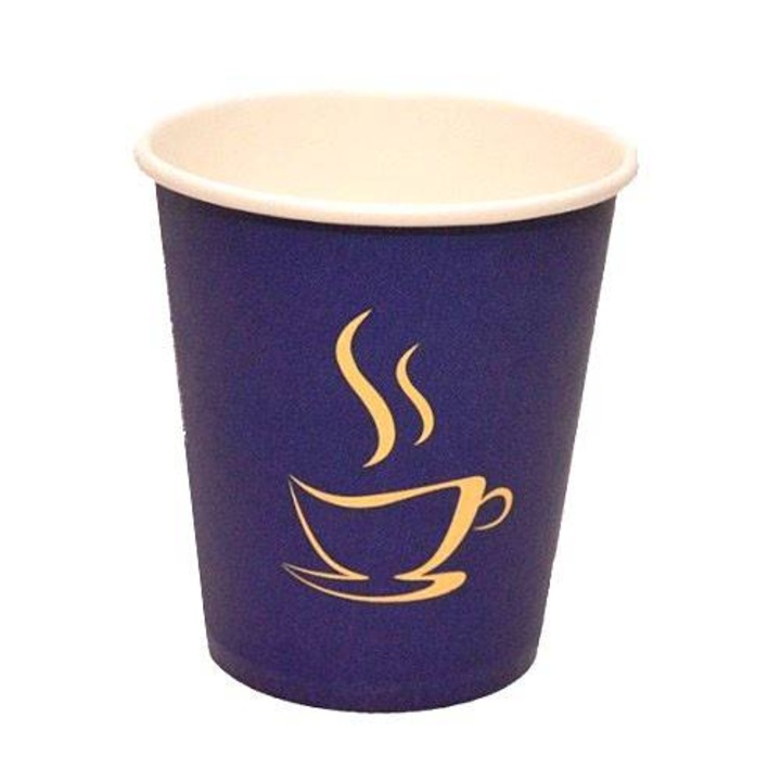 Pahar 235ml 8oz blue D80 2500buc, Practic Online