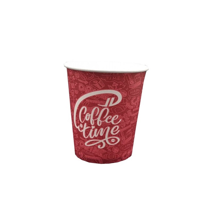 Pahar 235ml 8oz coffee time, D80 100buc, Practic Online