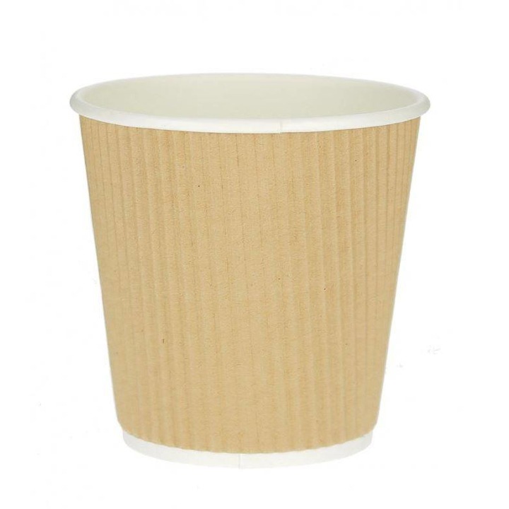 Pahar 120ml 4oz ripped natur D62 50buc, Practic Online