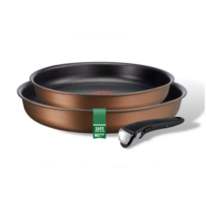 Set de vase Tefal Ingenio Resource din aluminiu de inalta calitate, 3 elemente