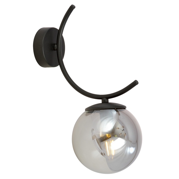 Aplica moderna cu abajur de sticla BOSTON 1110/K1