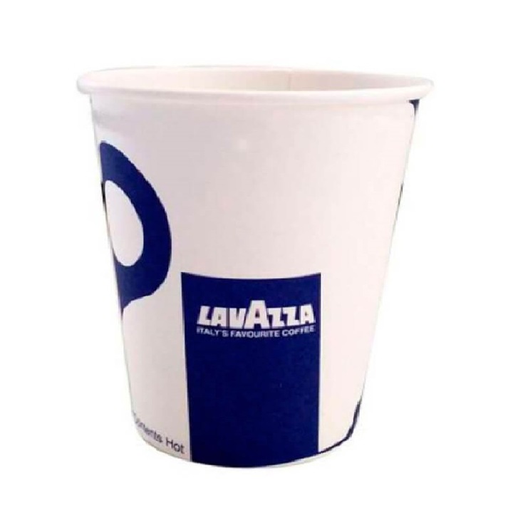 Pahare Cafea din Carton 7 Oz (200 ml), Model Lavazza, 100 Buc/Bax, Pahare pentru Bauturi Calde, Pahare de Cafea, Pahare pentru Cafea, Pahare din Carton, Pahare Lavazza, Pahare Model Lavazza, Pahare Bauturi Calde