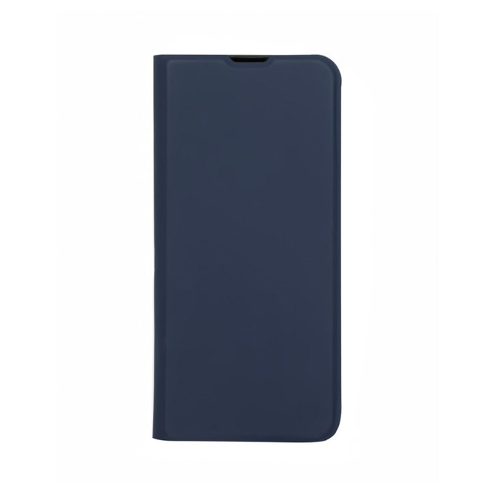 Калъф за книга, съвместим със Samsung Galaxy A03, Clever FlipBook, пълно покритие, магнитна система за затваряне, джобно отделение, син